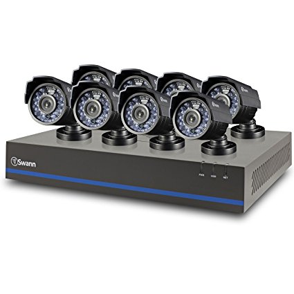 Swann SWHDK-880508-US 8 Channel 720p DVR with 8x Bullet Cameras (Black)