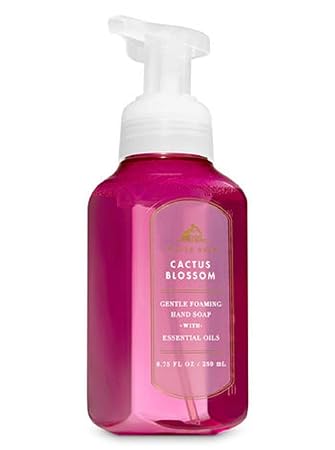 White Barn Candle Company Bath and Body Works Gentle Foaming Hand Soap w/ Essential Oils- 8.75 fl oz - Many Scents! (White Barn Cactus Blossom)