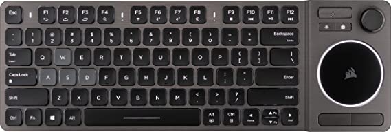 CORSAIR K83 Wireless Multimedia Keyboard, White LED Backlit - FR layout