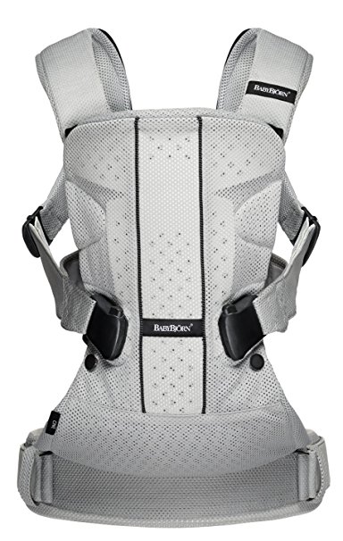 BABYBJORN Baby Carrier One Air - Silver, Mesh