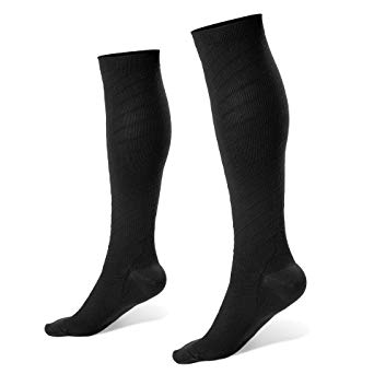 Fiream Mens and womens compression socks 20-30 mmHg – Best Graduated Athletic, Running, Travel, Nurse compression socks