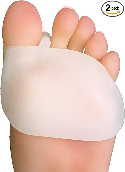 NatraCure Two-in-One Gel Ball of Foot Protectors w/ Toe Separators - Pair