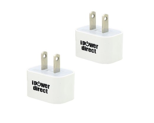 iPowerdirect 2Pack 15A Full Speed USB Power Adapter Wall Charger For Apple iPhone 6 6S Plus iPhone 5S 5 iPod Samsung Galaxy S6 Edge S5 S4 Note 5 4 3 2 HTC M8 M9 LG Nokia SmartPhone
