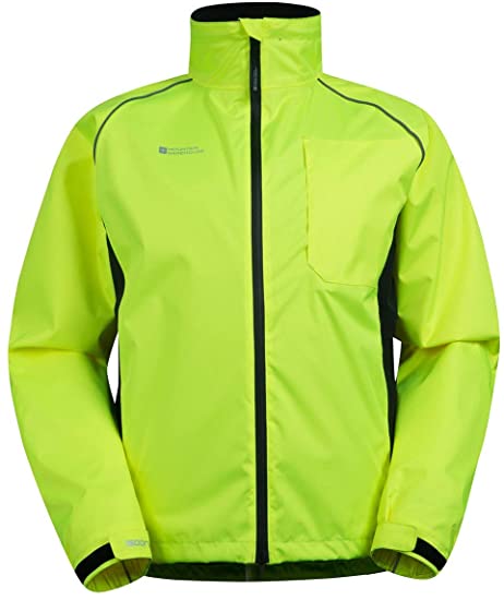 Mountain Warehouse Adrenaline Mens Waterproof High Vis Cycling Jacket