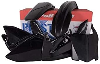 Polisport Plastics Kit Black for Honda CR125R CR250R 02-07