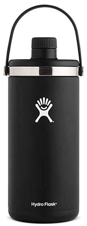 Hydro Flask 128 oz 1 gal Double Wall Vacuum Insulated Stainless Steel Leak Proof Oasis Water Cooler/Thermos/Jug, Black