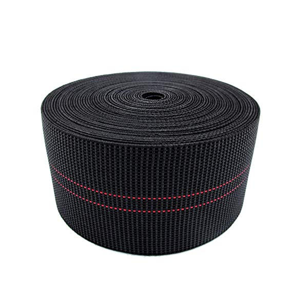 BambooMN Three-Inch Latex Elasbelt Webbing for Chair Repair - 40' Roll