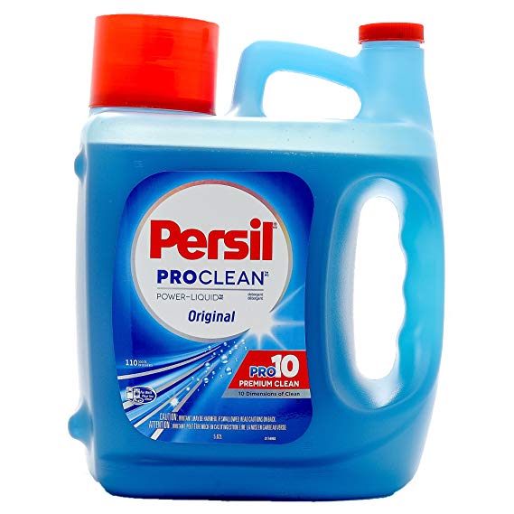 Persil Pro10 Premium Clean Power-Liquid Laundry Detergent, Original Scent, 170 fl.oz. (110 Loads)