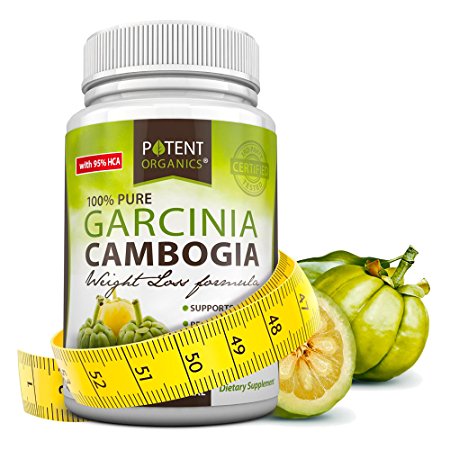 Pure Garcinia Cambogia Extract - 80% HCA Capsules - Best Weight Loss Supplement - Healthy Digestive System - Natural Appetite Suppressant - 100% Money Back Guarantee - Order Risk Free!