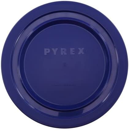 Pyrex 7404-PC 4.5 Quart Navy Blue Round Plastic Storage Lid