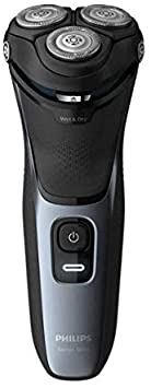 Philips Series 3000 Wet or Dry Men's Electric Shaver with a 5D Pivot & Flex Heads, Shiny Blue