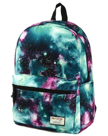 HotStyle Fashion Printed TrendyMax Galaxy Pattern School Backpack Cute for Girls