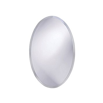 Howard Elliott 36002 Frameless Mirror, Oval, 24" x 36