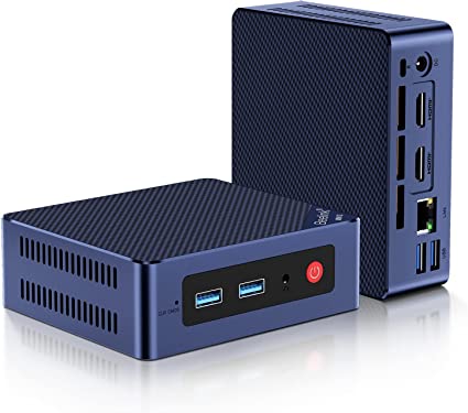 Beelink Mini PC 12th Pro Intel-N100 (4C/4T, Up to 3.4GHz), 16GB DDR4 500GB PCle SSD Mini Computer, Win 11 Pro Mini Desktop PC Support 4K@60Hz, Dual Display, WiFi6, BT5.2, USB3.2, LAN, Low Power