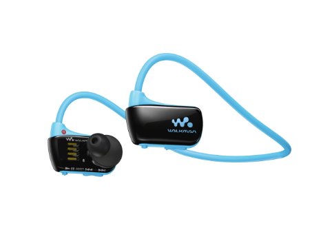 Sony Walkman NWZW273S 4 GB Waterproof Sports MP3 Player (Blue) with Swimming Earbuds