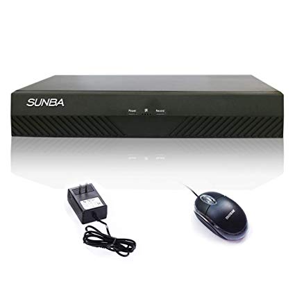 SUNBA 1080p HD ONVIF NVR 8CH H.265 Network Camera Digital Video Recorder (NVR-F2008PL) - No Hard Drive