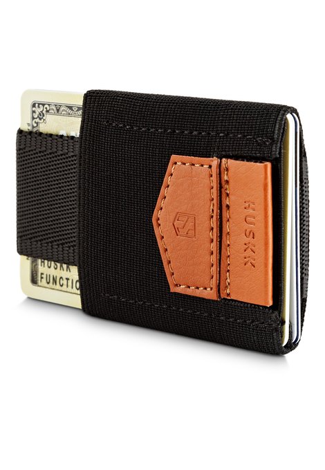 HUSKK Minimalist Slim Wallet - 10 Card Holders - Cash, Coins or Keys