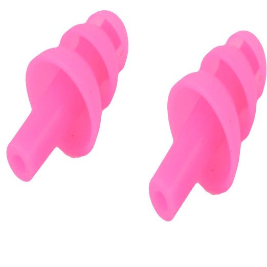 TopNotch® Silicone Earplugs Swimmers. VALUE PACK 4 Pairs for Swimming Sleeping Travel Pink. Soft and Natural