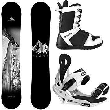 System Timeless and Summit Complete Men's Snowboard Package New 2019