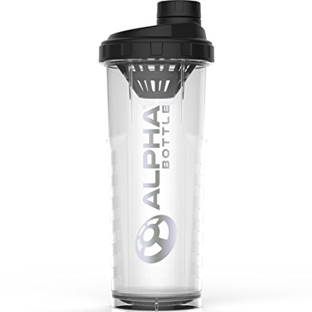 Alpha Bottle 1000 - 1000ml BPA and DEHP free protein shaker
