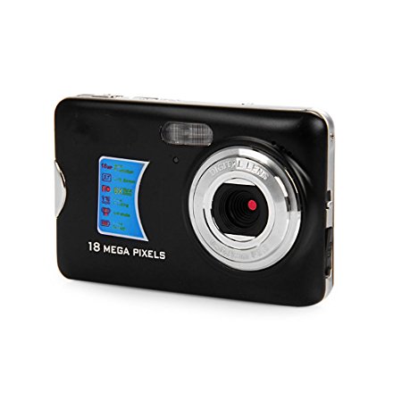 AnyGo CDFE 2.7" LCD HD Digital Camera Mini Camcorder Video Camera-Black