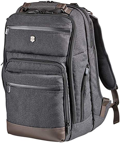 Victorinox Architecture Urban Rath Laptop Backpack, Grey/Brown, One Size