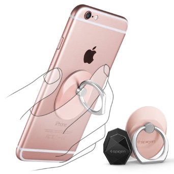 Phone Grip Spigen Style Ring Car Mount Holder Never Drop Your Phone Ring Grip Stand Holder Kickstand for Nexus 5x Nexus 6P iPhone 6s66s Plus6 Plus and More - Rose Gold SGP11846