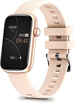 YoYoFit Health and Fitness Tracker with 24/7 Heart Rate, Blood Pressure, Blood Oxygen SpO2, Step & Sleep Tracking, 7  Days Battery, IP68 Waterproof Activity Trackers and Smart Watches for Women Men