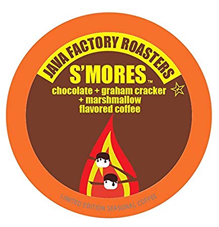 Java Factory Single-Cup Coffee for Keurig K-Cup Brewers, S'mores, 40 Count