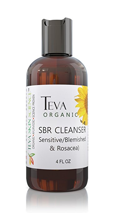 SBR CLEANSER | Organic Ayurvedic Daily Facial Wash | Sensitive, Blemished & Rosacea (Pitta) Skin