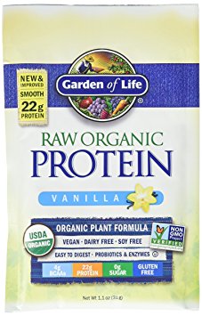 Garden of Life Raw Organic Protein Vanilla 10 CNT Tray