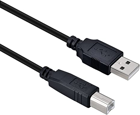 USB 2.0 Cable A Male to B Male Cable for Printer Scanner (25 Feet)