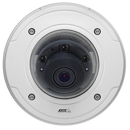 Axis Communications 0473-001 1 MP Outdoor Day and Night IP Dome Camera with 12mm Lens