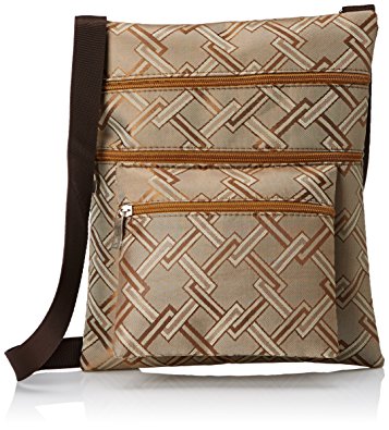 Suvelle Link Crossbody Bag, Everyday Swingpack Travel Purse, Messenger Handbag #604