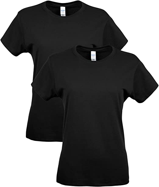 Gildan Women's Softstyle Cotton T-Shirt, Style G64000l, 2-Pack