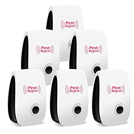 JALL Ultrasonic Pest Repeller Plug in Pest Control - Electric Mouse Repellent Repellent for Mosquito, Mice, Rat, Roach, Spider, Flea, Ant, Fly, Bed Bugs, Cockroach - No Traps Poison & Sprayersc