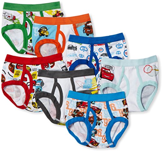 Disney Little Boys' Cars 7-Pack Brief