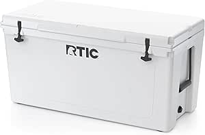 RTIC 145 QT Ultra-Tough Cooler Hard Insulated Portable Ice Chest Box for Beach, Drink, Beverage, Camping, Picnic, Fishing, Boat, Barbecue