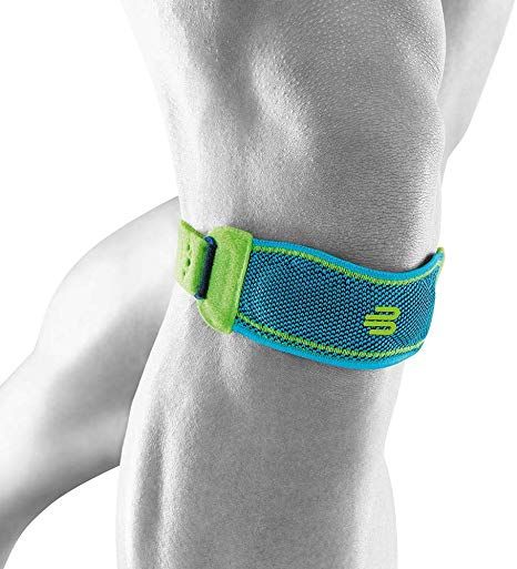 Bauerfeind Sports Knee Strap - Patella Support - Knee Strap for Patellar Tendon Relief - Relieve Runners and Jumpers Knee and Shin Splints - Moisture Wicking and Washable Material