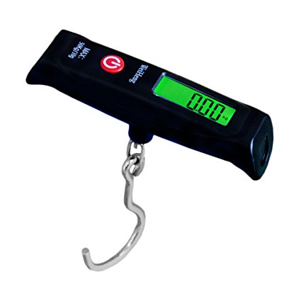 WiseField Digital Luggage Scale, Travel Hanging Portable Fish Scale, 110Lbs/50Kg