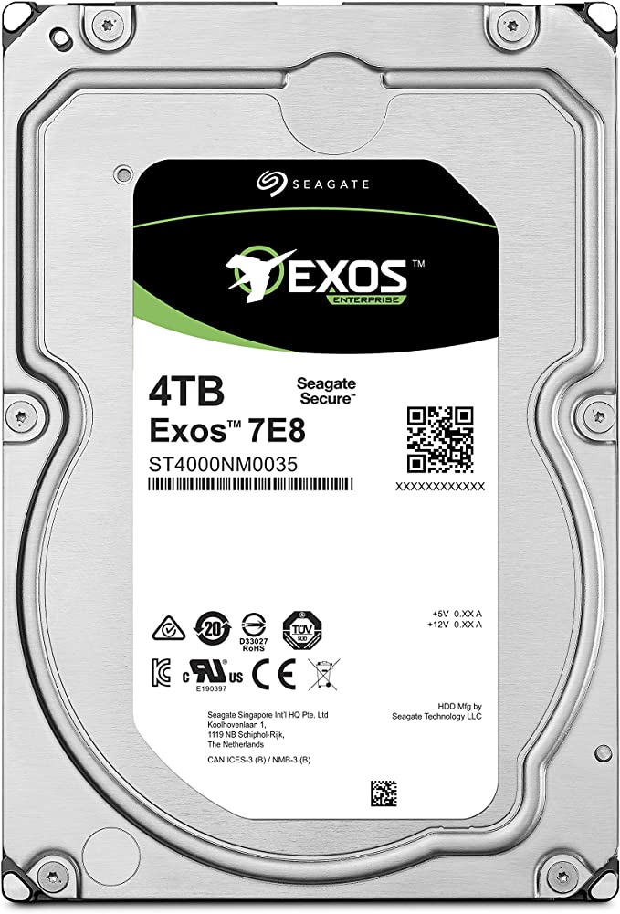 Seagate Enterprise ST4000NM0035 4000GB Serial ATA III internal hard drive - internal hard drives (4000 GB, Serial ATA III, 7200 RPM, 3.5", HDD, 128 MB)