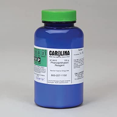 Phenolphthalein, Reagent Grade, 100 g