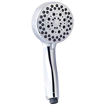 AmazonBasics 5 Function Hand Shower Set - Polished Chrome