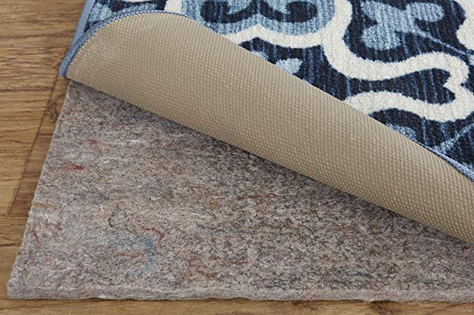 Mohawk Home Dual Surface Felt Non Slip Rug Pad 2'6" x8', 1/4 Inch Thick Safe for All Floors