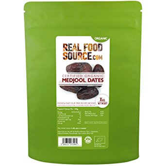 RealFoodSource Certified Organic Jumbo Medjool Dates (1kg)