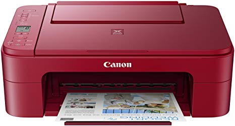 Canon Pixma TS3320 Red, Amazon Dash Replenishment enabled