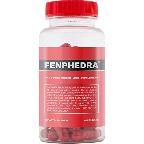 Fenphedra (60 Capsules) - Top Rated Diet Pill - Weight Loss Supplement - Take Control of Your Diet and Appetite