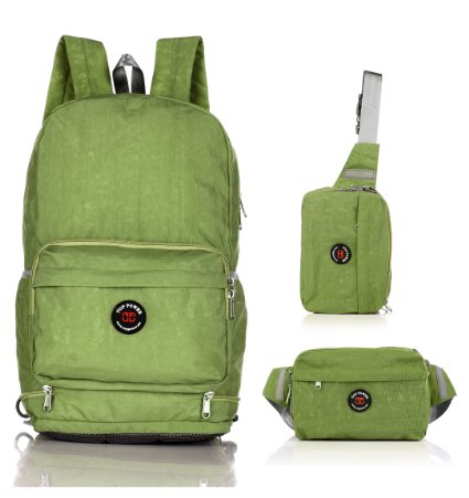 Top Power 8016 Ultralight and Ultra-versatile Packable Durable Travel Backpack/Waistpack/Shoulder bag -- 100% Satisfaction Guarantee-Lifetime Warranty