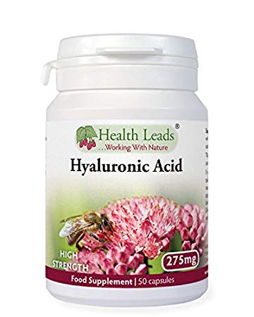 Hyaluronic Acid High Strength 275mg x 50 Caps (hyalurona​n) - 100% Additive Free