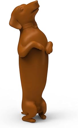 Genuine Fred WINER DOG Bottle Stopper, Silicone Wine Stopper with cute dachshund design - Keeps a tight seal - Fun Kitchen Gadget & Bar Cart Accessories - Great stocking stuffer & gift for dog lovers